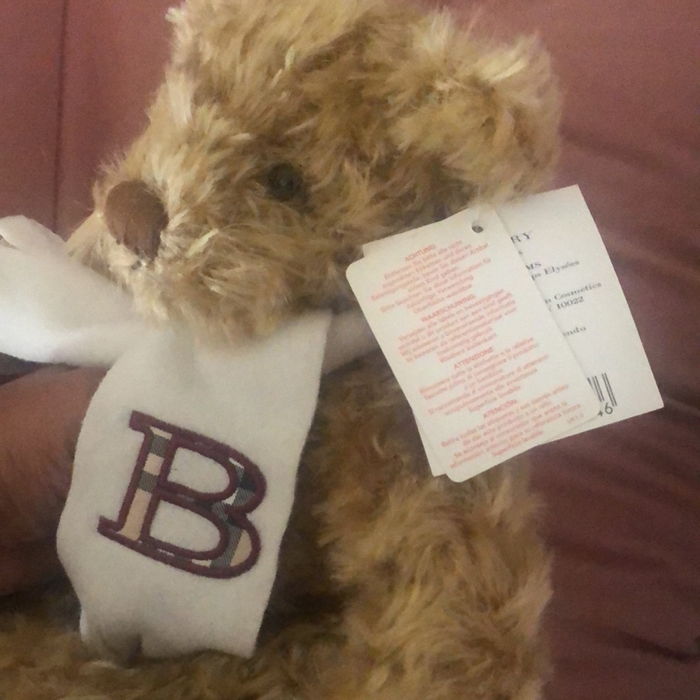 Burberry Teddy Bear with Monogram Scarf plush toy - Picture 7 of 9